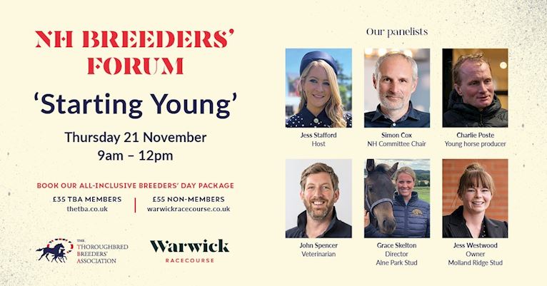 EXPERT PANEL ASSEMBLED FOR WARWICK BREEDERS’ DAY ‘STARTING YOUNG’ FORUM