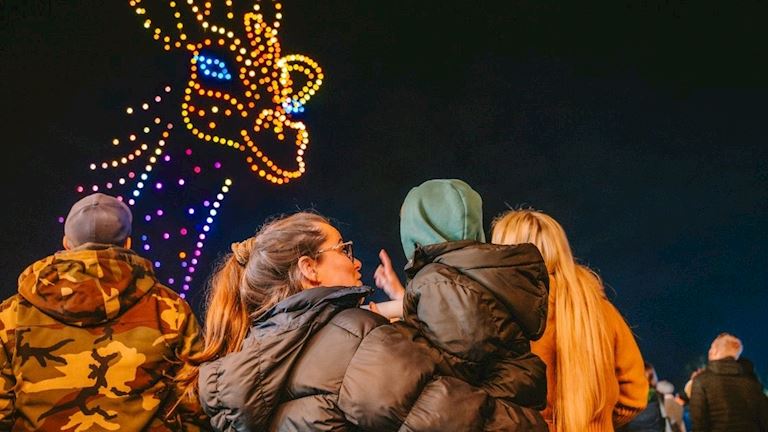 Space Safari Drone Light Show Cambridge